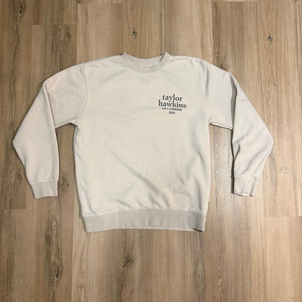 Taylor Hawkins Foo Fighters Memorial Concert Tribute Sweatshirt Pullover Sz M